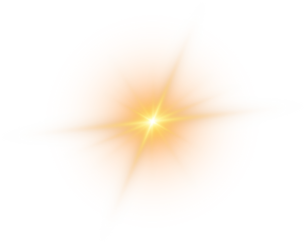 Golden Lens flare